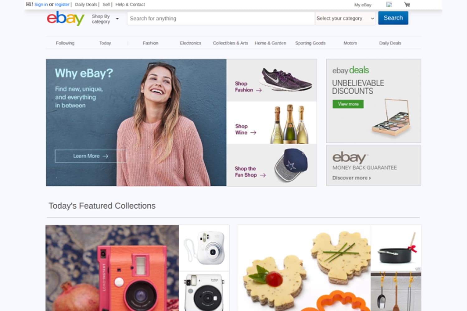 Ebay - E-commerce Project (Cloned)
